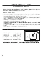 Предварительный просмотр 12 страницы Enviro EG40 DV NG Owner'S Manual