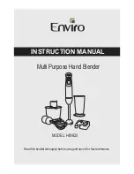 Предварительный просмотр 1 страницы Enviro HB1920 Instruction Manual