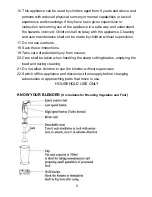 Предварительный просмотр 3 страницы Enviro HB1920 Instruction Manual