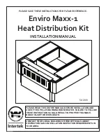 Предварительный просмотр 1 страницы Enviro Maxx-1 Installation Manual