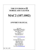 Preview for 1 page of Enviroflex ENVIROMAC MAC2 Owner'S Manual