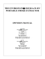 Enviroflex ESE201A-W-HV Owner'S Manual preview