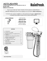 Предварительный просмотр 11 страницы ENVIROGARD Rainfresh ACCUGARD User Manual