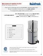 ENVIROGARD Rainfresh SM4 Assembly And Operating Instructions предпросмотр