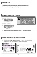 Preview for 22 page of Envirolite EV1057-281 Safety Information Manual