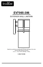 Предварительный просмотр 1 страницы Envirolite EV7065-306 Manual