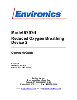 Preview for 1 page of Environics 6202-1 Operator'S Manual