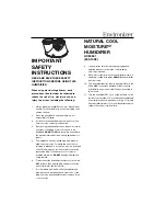 Environizer 63-1508 Manual preview