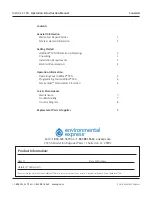 Preview for 2 page of Environmental Express HotBlock TKN System Operation & Instruction Manual