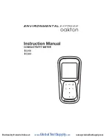 Environmental Express OAKTON EC250 Instruction Manual preview