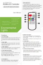 Environmental Lights rgbw-mini-RF User Manual preview