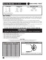 Предварительный просмотр 6 страницы Environmental Technologies ELECTRIC HEATER Operation And Maintenance Manual