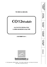 Предварительный просмотр 1 страницы Environnement CO12M Technical Manual