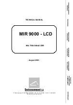 Предварительный просмотр 1 страницы Environnement MIR 9000 - LCD Technical Manual