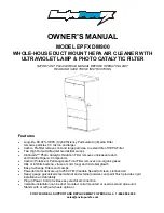 EnviroPureFX EPFX DM900 Owner'S Manual предпросмотр