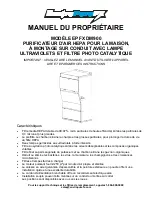 Preview for 9 page of EnviroPureFX EPFX DM900 Owner'S Manual