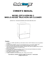 EnviroPureFX EPFX HEPA550-3 Owner'S Manual preview