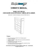 Preview for 1 page of EnviroPureFX EPFX MF3225 Owner'S Manual