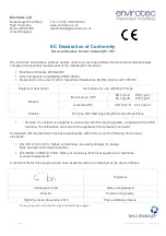 Предварительный просмотр 21 страницы Envirotec ES D15-HP Installation, Operation & Maintenance Manual