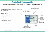 Предварительный просмотр 1 страницы EnviroTech Alarms GasHunter 1 Installation And Operation Manual