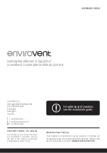 Preview for 4 page of Envirovent energiSava 200 Manual