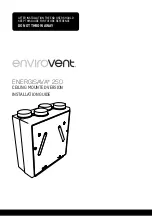 Envirovent energiSava 250 Installation Manual preview