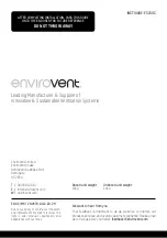 Предварительный просмотр 24 страницы Envirovent energiSava 250 Installation Manual