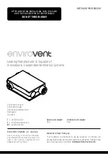 Предварительный просмотр 19 страницы Envirovent MEV 160 Installation Manual