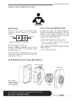 Предварительный просмотр 5 страницы Envirovent SELV Installation Manual For Engineer / Installer