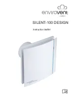 Envirovent Silent-100 Design Instruction Leaflet preview