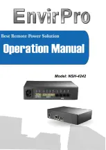 Предварительный просмотр 1 страницы EnvirPro NSH-4242 Operation Manual