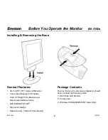 Предварительный просмотр 5 страницы Envision EN-5100e User Manual