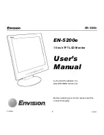 Предварительный просмотр 1 страницы Envision EN-5200e User Manual