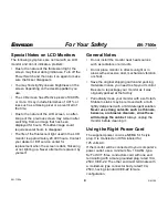 Preview for 4 page of Envision EN-7100e User Manual