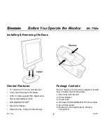 Preview for 5 page of Envision EN-7100e User Manual