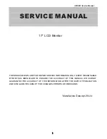 Предварительный просмотр 1 страницы Envision EN-7220 Service Manual