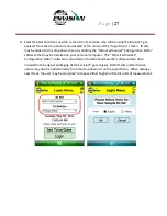 Предварительный просмотр 27 страницы Envision ENV100 User Manual