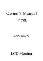 Envision H170L Owner'S Manual preview