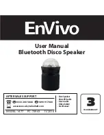 Предварительный просмотр 1 страницы envivo Bluetooth Disco Speaker User Manual