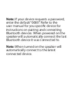 Предварительный просмотр 10 страницы envivo Bluetooth Disco Speaker User Manual