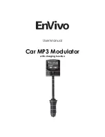 envivo Car MP3 Modulator User Manual preview