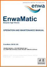 Enwa EnwaMatic EM BS 300 Operation And Maintenance Manual preview