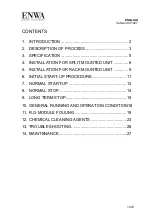 Preview for 2 page of Enwa MT 1500 Operational Manual