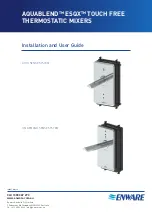 enware AQUABLEND ESQX ATAB C1L3 Installation And User Manual preview