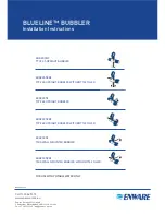 Preview for 1 page of enware BLUELINE BUB205NC Installation Instructions