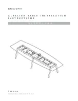 Enwork ALKALIGN TABLE TI0042 Installation Instructions Manual предпросмотр