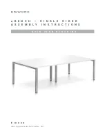 Preview for 1 page of Enwork eBench Table Assembly Instructions Manual