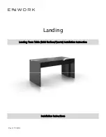 Preview for 1 page of Enwork Landing Installation Instruction