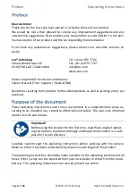 Preview for 4 page of enz 210.080 Operating Instructions Manual