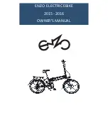 Предварительный просмотр 1 страницы Enzo eBike enzo 2015 Owner'S Manual